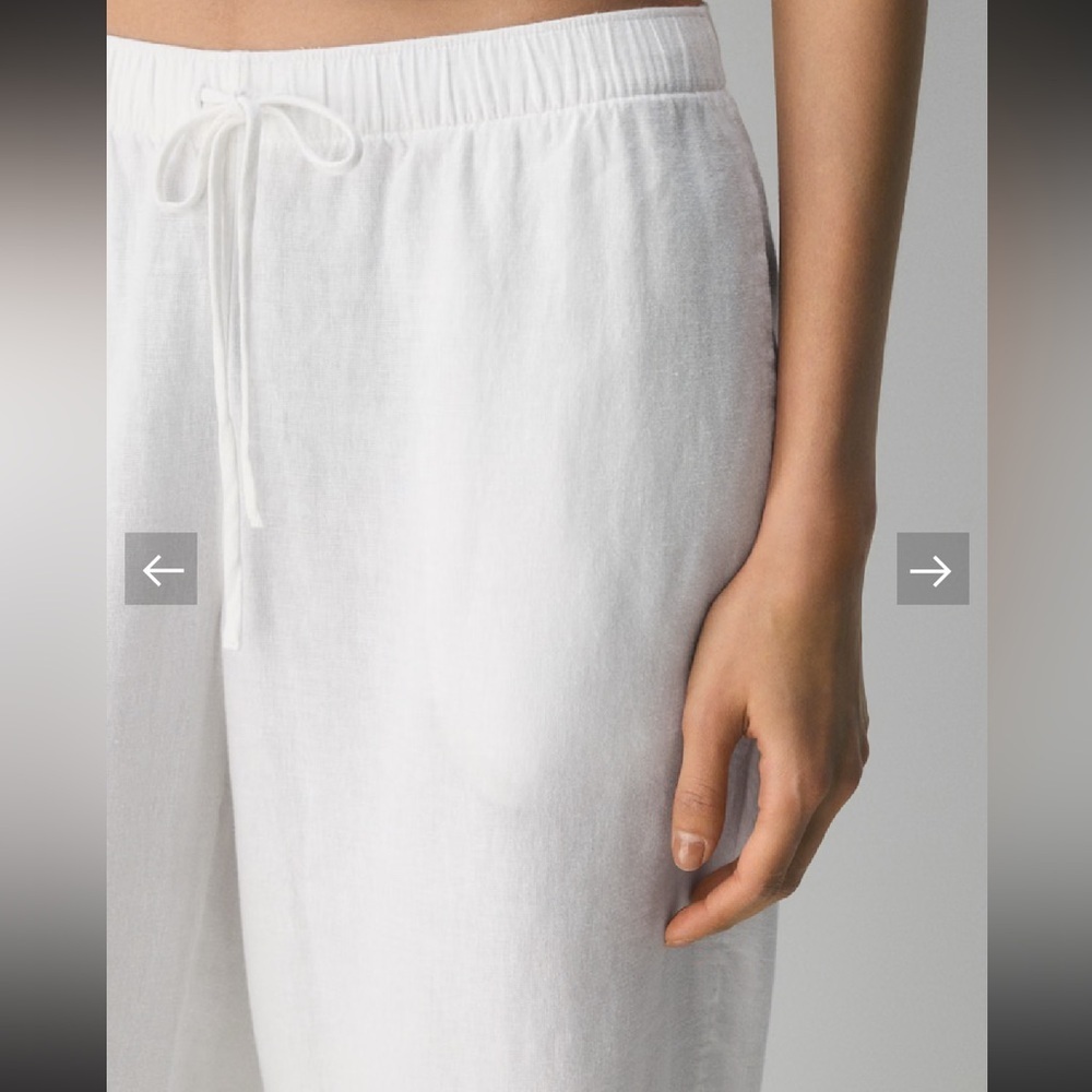 Babaton Cream Textured Pants - Picture 3 of 8